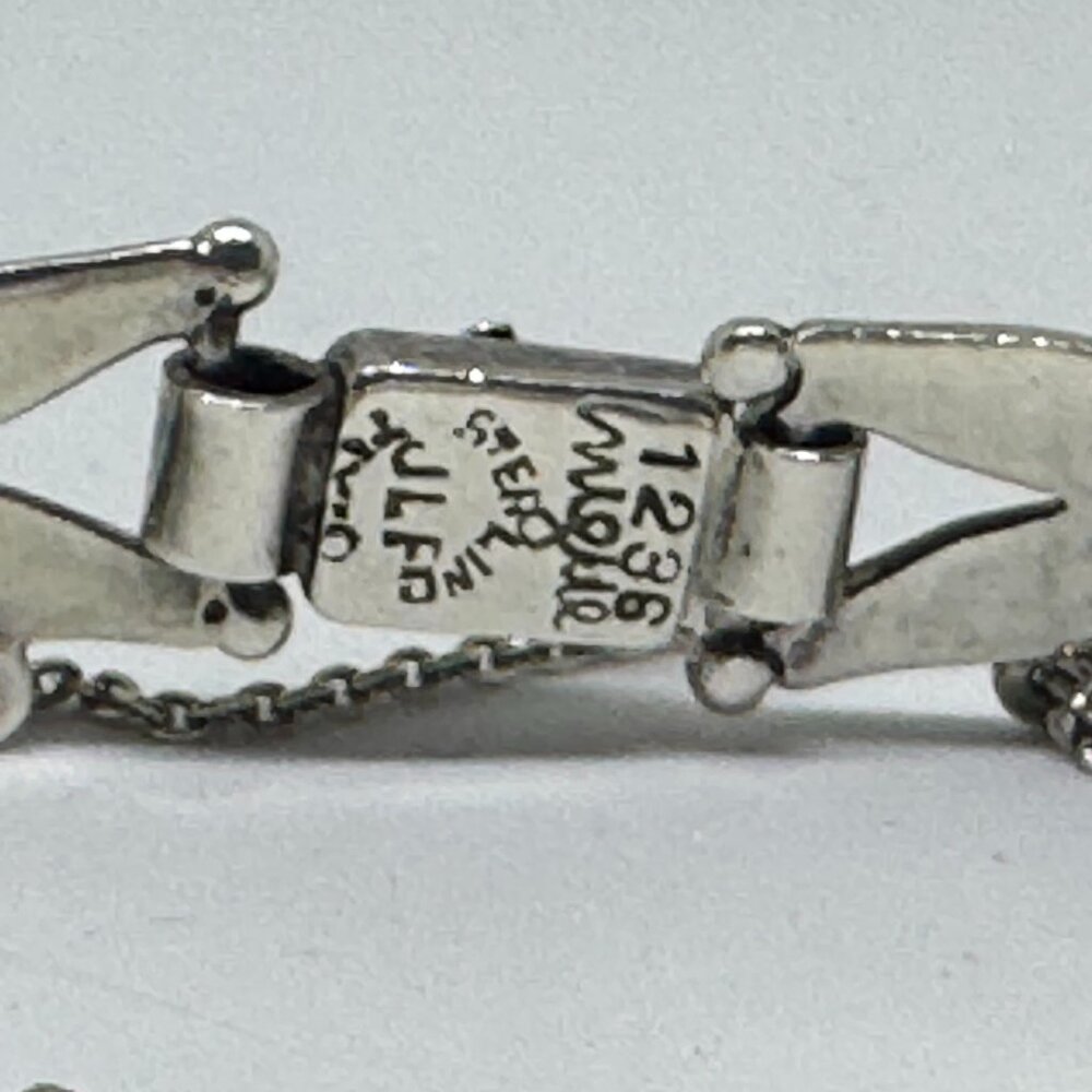 Vintage JLP Taxco Sterling Silver Bracelet - Picture 4 of 5